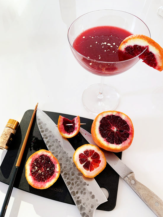 Blood orange margharita cocktail mixers - Slurp's vegan cocktail mixers are perfect for your home cocktail mix kit - add to your repertoire of  cocktail recipes at home