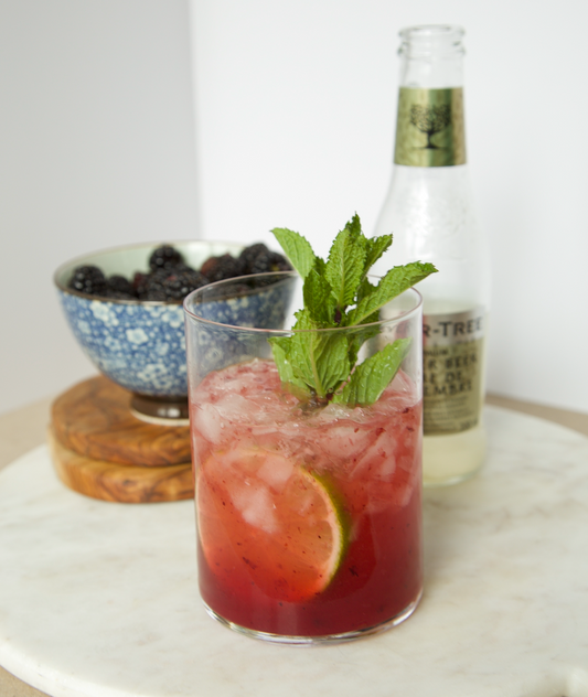 Blackberry Ginger Fizz