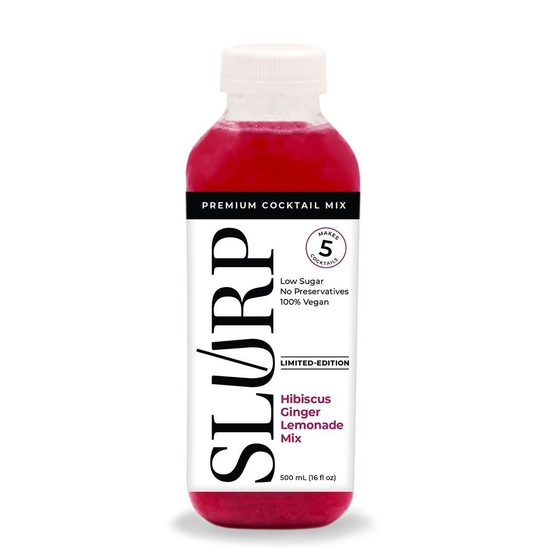 Premium Cocktail Mix Hibiscus Ginger Lemonade Mix