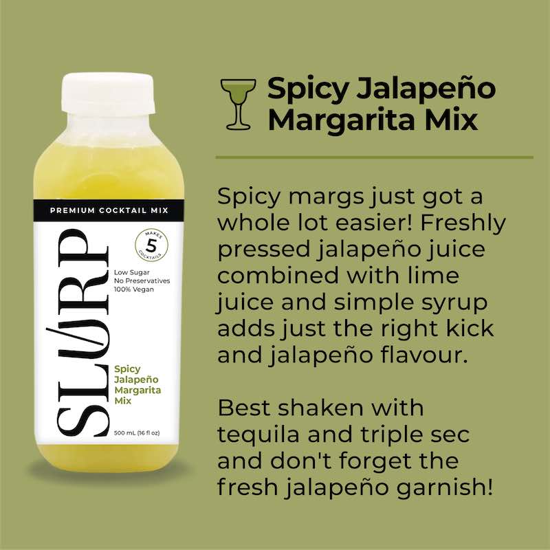 Premium Cocktail Mix Spicy Jalapeno Margarita Mix